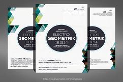 Electro Geomatrik Flyer Product Image 1