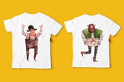 I Love Pirates! - Watercolor Clip Art Set Product Image 6