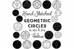 Hand Sketched Geometric Shapes Clipart Product Image 1