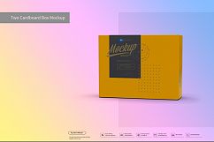 Two Cardboard Box Mockup Product Image 6