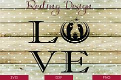 Love Nativity Christmas SVG DXF PNG Digital Cut File Product Image 1