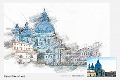 Pencil Sketch Art Photoshop Action Product Image 18