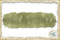 Olive  Moss Green Sap Brush Strokes Clipart Autumn Golden Glitter  24 PNG - transparent background images Product Image 2