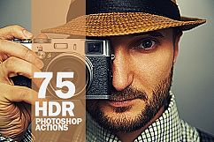 75 HDR Photoshop Actions Collection (Action for photoshop CS5,CS6,CC) Product Image 1