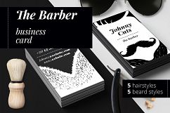The Barber Business Cards Templates Product Image 1