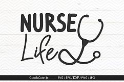 Nurse Life - SVG DXF JPG PNG EPS Product Image 1