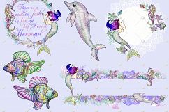Ocean Mermaids ClipArt Collection | Under The Sea Product Image 2