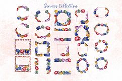 Fashion glamour illustration PNG watercolor set Product Image 8