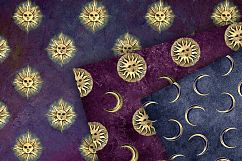 Celestial Gold Digital Paper Product Image 2