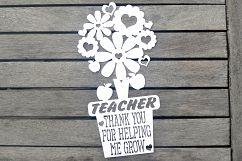 Teacher Paper Cut SVG / DXF / EPS Files Product Image 3