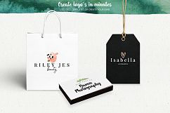 Premade Watercolor Logo Creator Kit for Illustrator + Photoshop Product Image 2