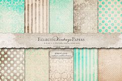 Vintage Printable Papers - Robin&#039;s Egg Product Image 1