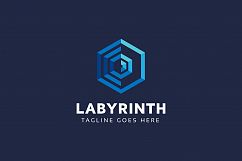 Cyber Labyrinth Logo Tamplate Product Image 2