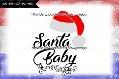 Cutting file Santa Baby, christmas svg, santa svg Product Image 3