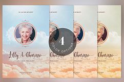 Heaven Funeral Program Template Product Image 5