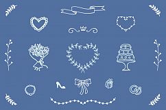 wedding decorations elements vector Product Image 1