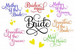 Bridal Party Bundle SVGs Product Image 2