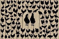 505 Animal Bundle Silhouette SVG, Vector, DXF, EPS, PNG. Product Image 3