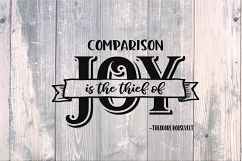 Quote - Strong words - Joy quote- SVG Cut Files - Vinyl Cutters, Screen Printing, Silhouette, Die Cut Machines, &amp; More Product Image 3