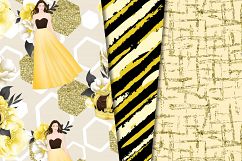 Queen bee digital paper Product Image 4