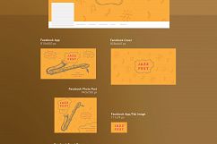 Jazz Music Jazz Festival Design Templates Bundle Product Image 15