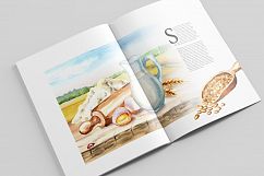 Bakery. Wheat, flour and wheat field Product Image 8