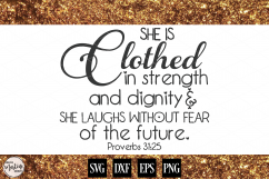 She is Clothed in Strength and Dignity Product Image 1
