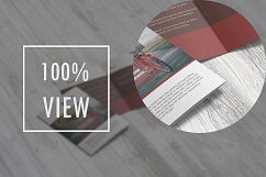 A4 Trifold Brochure Mockup Product Image 10