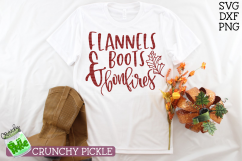 Flannels Boots &amp; Bonfires Svg Product Image 3