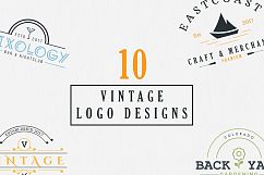 10 Vintage Logo Designs Product Image 1