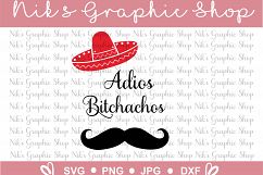 Hola svg, hola bitchachos, bitchachos svg, hola cut files Product Image 4