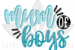 Mum of Boys SVG Product Image 2