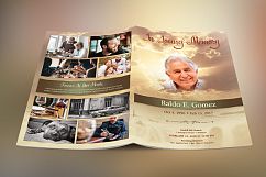 Forever Funeral Program Template Product Image 1