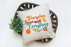 Pumpkin Spice SVG - Fall SVG Cut File - DXF EPS PNG JPG PDF Product Image 2