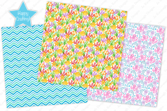 Under the sea digital papers, Under the sea patterns, Ocean Product Image 5