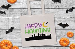 Happy Haunting SVG Cut File - Halloween SVG EPS DXF PNG JPG Product Image 8