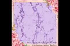 16 Lavender Glitter Marble Texture Digital Papers Product Image 5