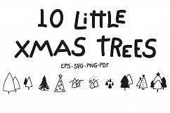 10 Little Xmas Trees Product Image 1