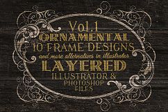 10 Frames Vol.1 - Vintage Ornament Product Image 5