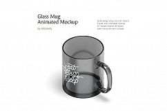 New Glass Mug Animated Mockup Product Image 1