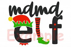 Mama Elf svg, Christmas svg, elf svg 999s Product Image 3