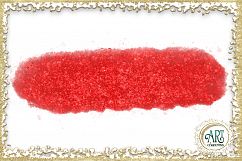 Scarlet Red Splotches Brush Strokes Clipart crimson Glitter  24 PNG - transparent background images Product Image 10