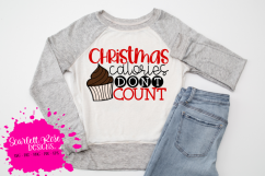 Christmas Calories Don't Count SVG Product Image 1