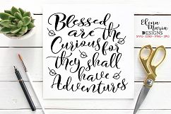 Blessed Are The Curious For They Shall Have Adventures SVG Product Image 2