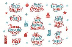 Christmas SVG Bundle. Holiday vector clipart. Product Image 3