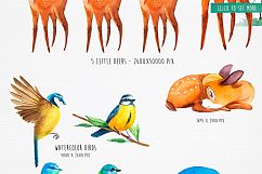 Spring Animals. Watercolor. Product Image 2