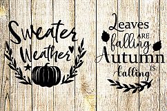 Autumn quotes svg cutting files | fall quotes svg cutting Product Image 3