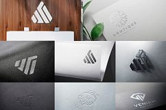 Bundle 22 Logo Mockups - PSD Product Image 1