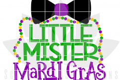 Little Mister Mardi Gras SVG Product Image 2