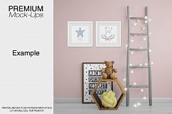 Kids Room &amp; Frame Mockup Product Image 5